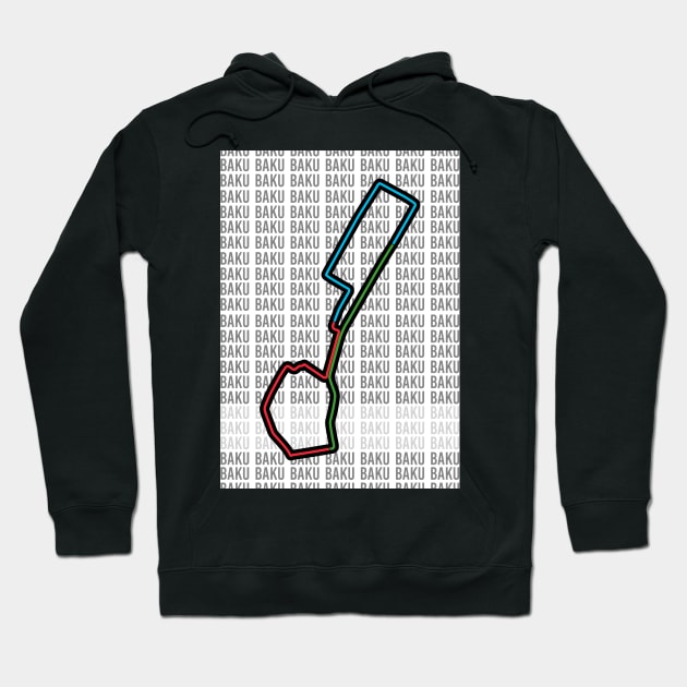 Baku - F1 Track Hoodie by GreazyL